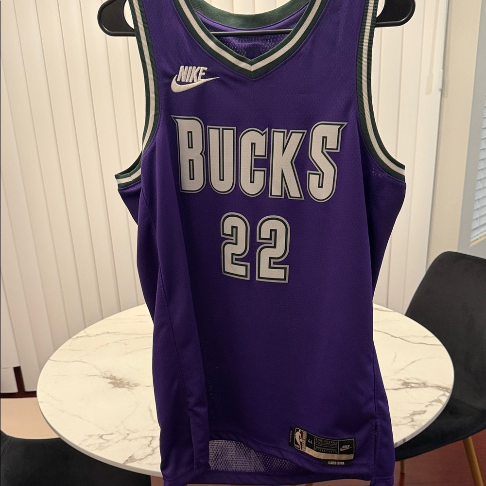 Nike Purple Bucks Jersey with Green Trim